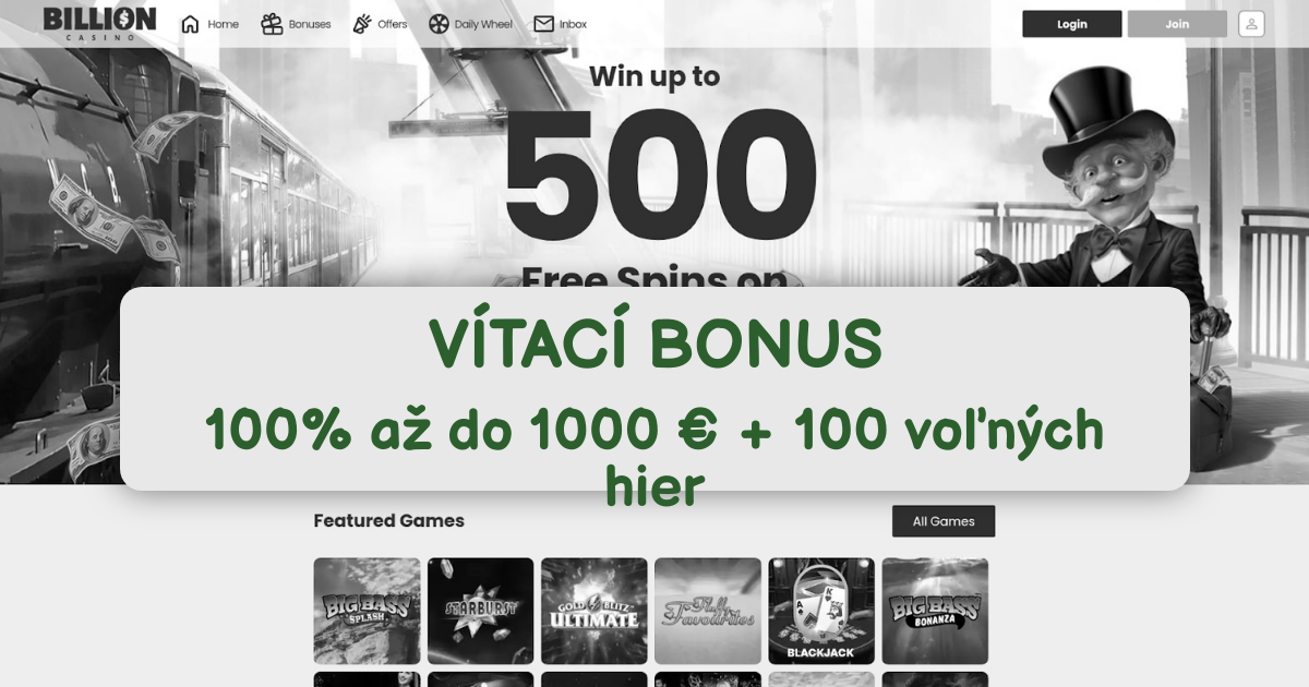 Billion Casino - Najlepšie online automaty s bonusmi